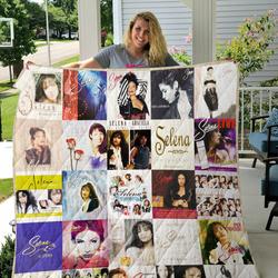 Selena Quilt Blanket For Fans Ver 25 and Home Decor