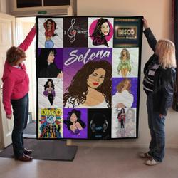 Selena Quintanilla-Pérez Quilt Blanket and Home Decor
