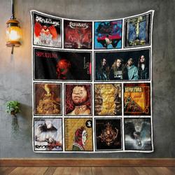 Sepultura Album Covers Quilt Blanket and Home Decor
