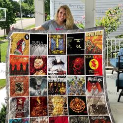 Sepultura Albums Cover Poster Quilt 2 and Home Decor