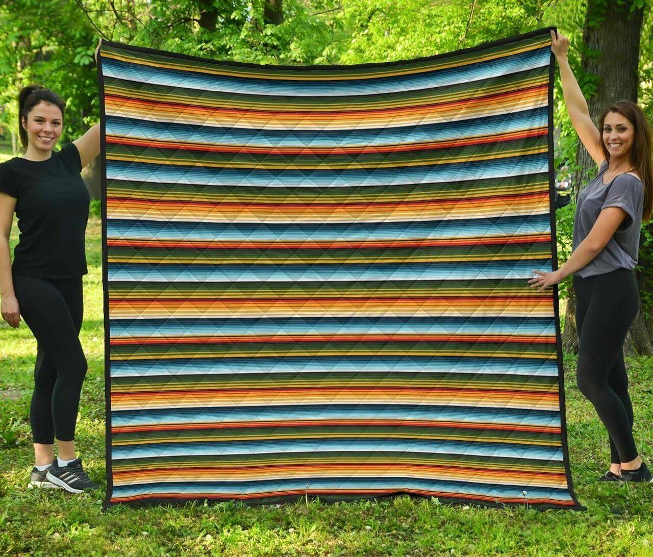 Serape Dayz Quilt Blanket and Home Decor