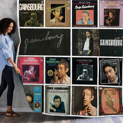 Serge Gainsbourg Compilations Albums Quilt Blanket 01 and Home Decor