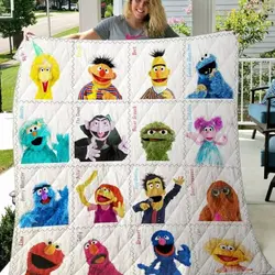 Sesame Street Quilt Blanket  Limited Quilt Blanket and Home Decor