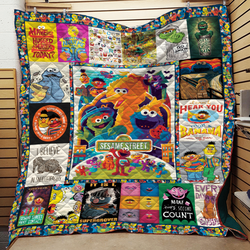 Sesame Street Quilt Blanket Th0907 and Home Decor