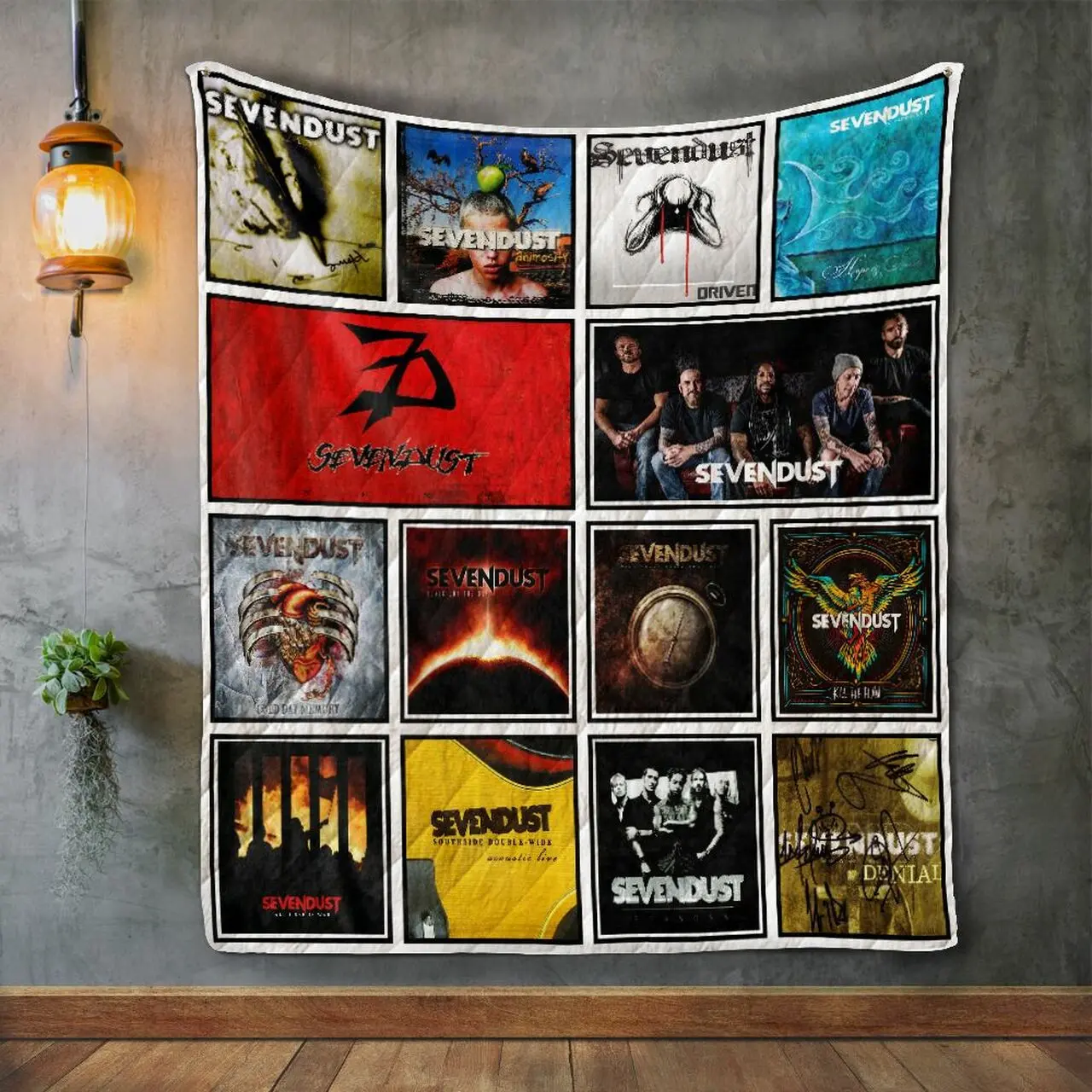Sevendust Album Covers Quilt Blanket and Home Decor