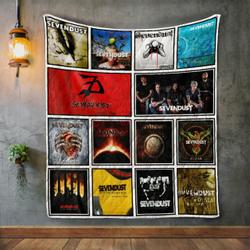 Sevendust Album Covers Quilt Blanket and Home Decor