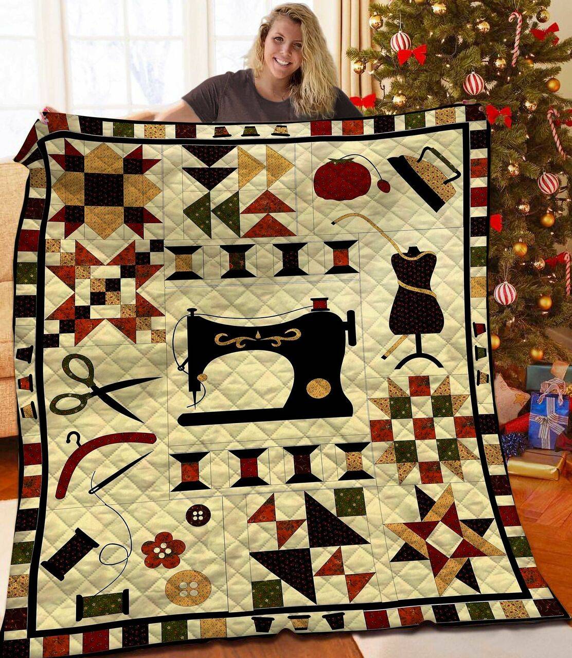 Sewing JFJ12396 3D Customized Quilt 2707 and Home Decor