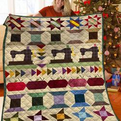 Sewing JFJ12419 3D Customized Quilt 2707 and Home Decor