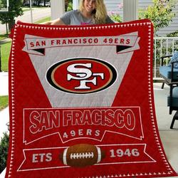 Sf49 Logo Premium Quilt and Home Decor