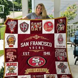 Sf49Ers Quilt Blanket 01 and Home Decor