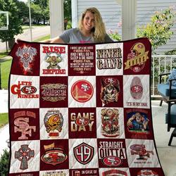 Sf49Ers Quilt Blanket 02 and Home Decor