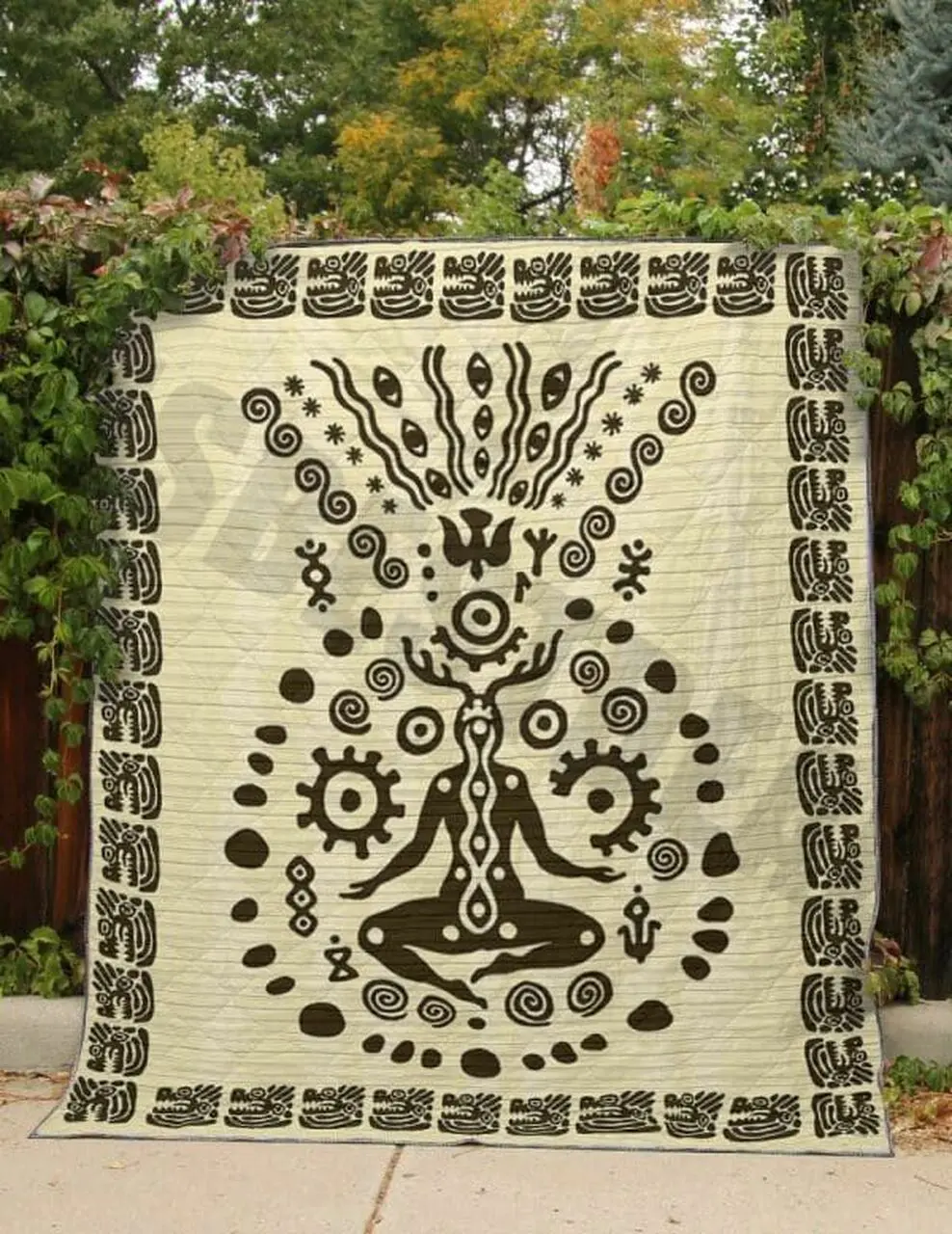 Shamanism Quilt Tdhqv and Home Decor