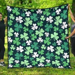 Shamrock Cl12100594Mdq Quilt Blanket and Home Decor