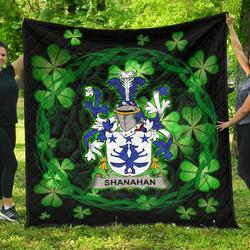 Shanahan Or OShanahan Ireland Irish Celtic Shamrock Knot Circle JFJ12432 3D Customized Quilt 2707 and Home Decor