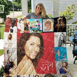Shania Twain Quilt Blanket 01263 and Home Decor