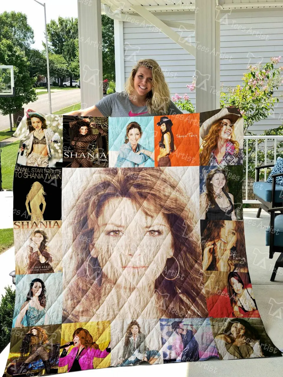 Shania Twain Quilt Blanket 0927 and Home Decor