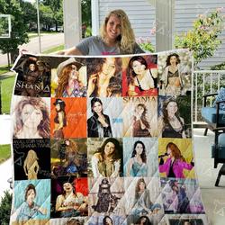Shania Twain Quilt Blanket 0928 and Home Decor
