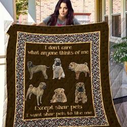 Shar Pei 09 Blanket Th10072019 Quilt and Home Decor