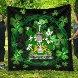 Shaughnessy Or OShaughnessy Ireland Irish Celtic Shamrock Knot Circle JFJ12472 3D Customized Quilt 2707 and Home Decor