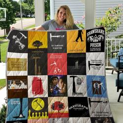Shawshank Redemption Quilt Blanket and Home Decor