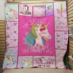 She S Beauty Unicorn Quilt Blanket  Quilt and Home Decor