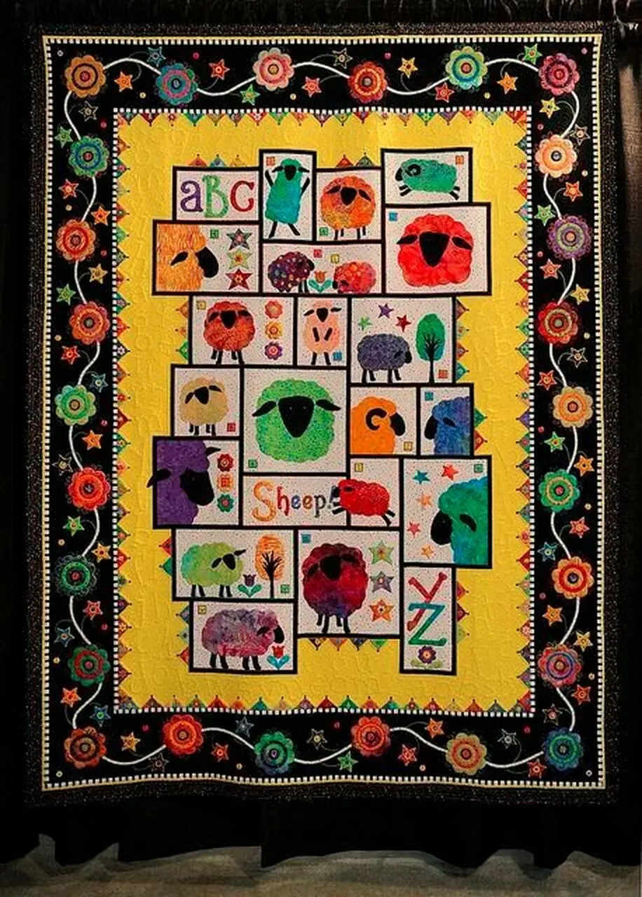 Sheep Cla1510357Q Quilt Blanket and Home Decor