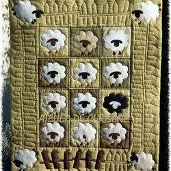 Sheep Cla170649 Quilt Blanket and Home Decor