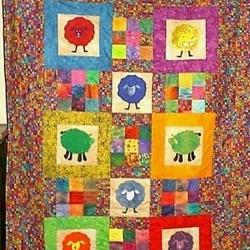 Sheep Cla1710502Q Quilt Blanket and Home Decor