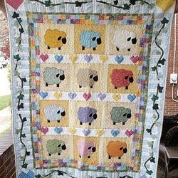 Sheep Collection Quilt Blanket Hp47  Quilt and Home Decor