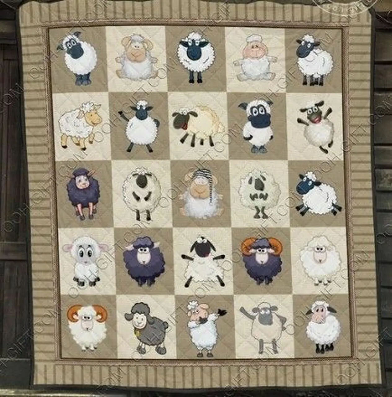 Sheep Day Quilt Tdhrx and Home Decor