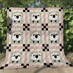 Sheep Hm140624 Quilt Blanket and Home Decor