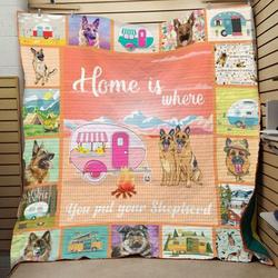 Shepherd Go Camping Quilt Blanket  Quilt and Home Decor