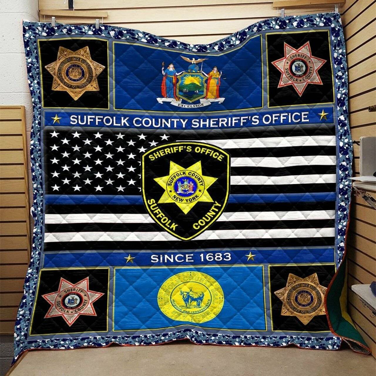 Sheriff Quilt Blanket Dhc0910621Vt and Home Decor