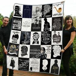 Sherlock Quilt Blanket and Home Decor
