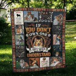 Shetland Sheepdog Blanket Quilt and Home Decor