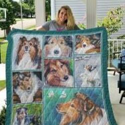 Shetland Sheepdog Quilt Mxl and Home Decor
