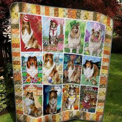 Shetland Sheepdog Quilt Tdhpd and Home Decor