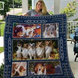 Shetland Sheepdog Then You Look At Me Quilt Blanket Dhc020120583Td and Home Decor
