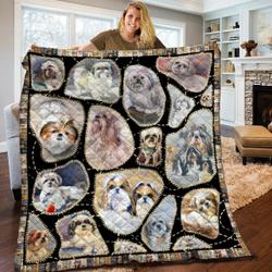 Shih Tzu Quilt Blanket Bbb200206Nb and Home Decor