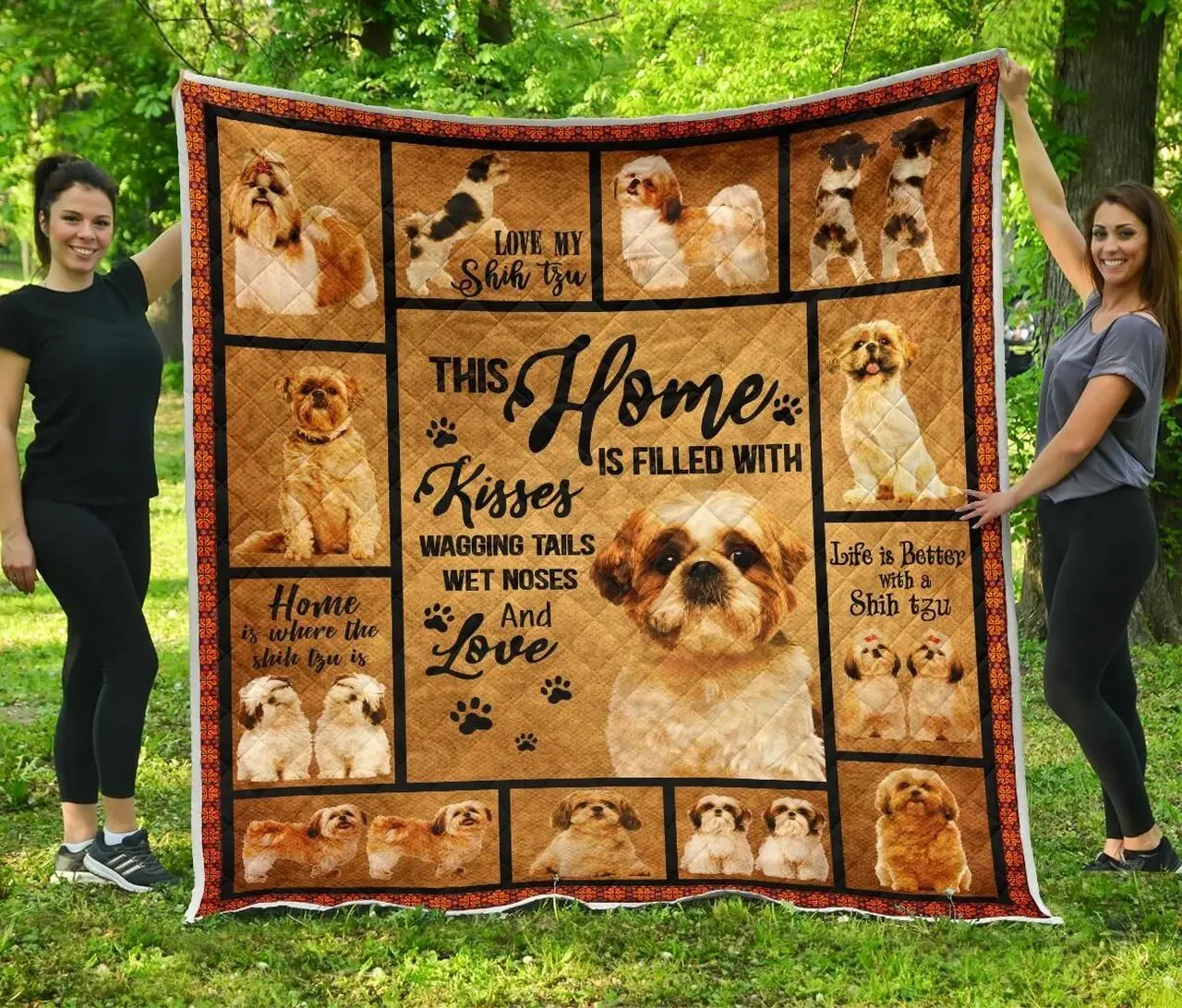 Shihtzu Home Quilt Mgn and Home Decor