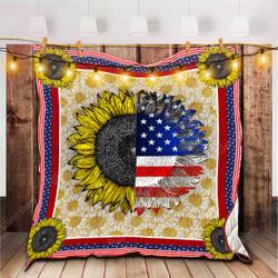 Shine With America Quilt Bp and Home Decor