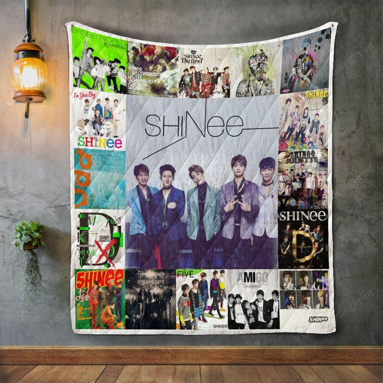 Shinee Album Covers Quilt Blanket and Home Decor