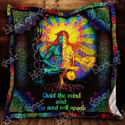 Shiva Shakti The Soul And The Mind Blanket Kc1707 Quilt and Home Decor