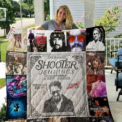 Shooter Jennings Quilt Blanket 0878 and Home Decor