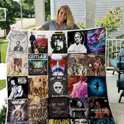 Shooter Jennings Quilt Blanket 0879 and Home Decor