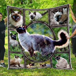 Siamese Cat Quilt and Home Decor