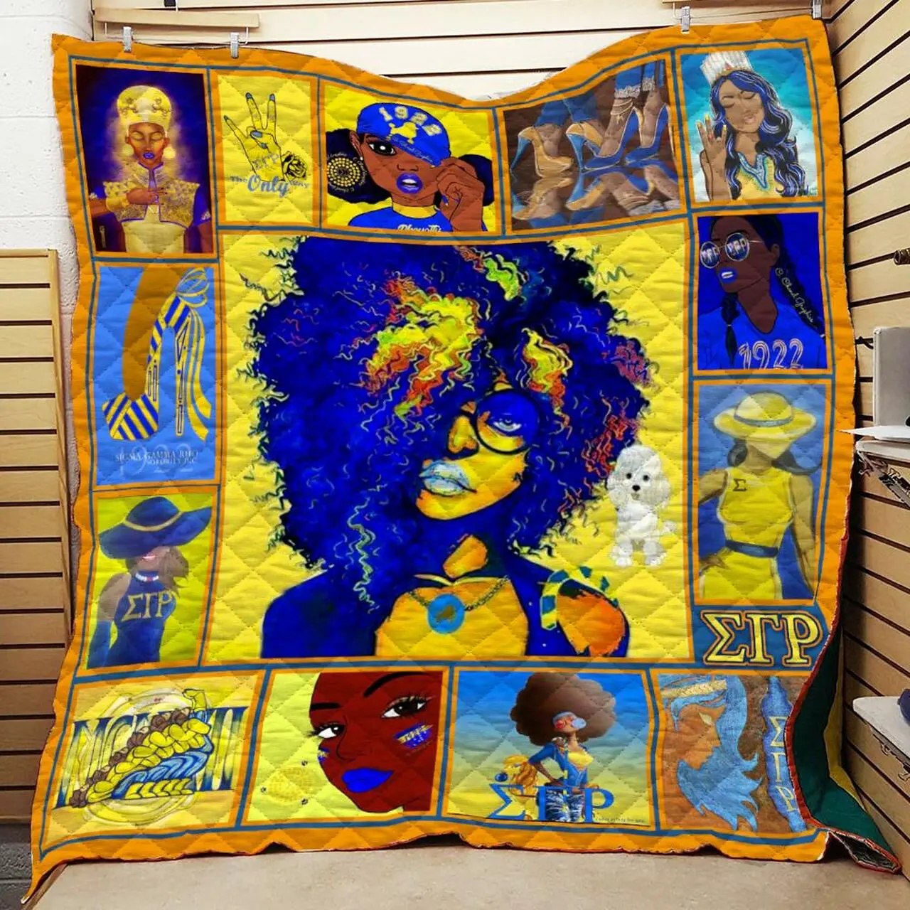 Sigma Gamma Rho Only Way Quilt All Over Printed and Home Decor