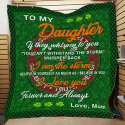 Sigma Tau Delta - Daughter Gift Of Mom Quilt and Home Decor