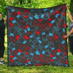 Sign Language Quilt Tdhhl and Home Decor