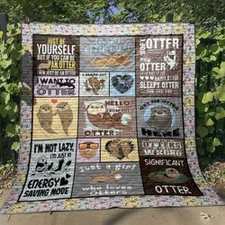 Significant Otter Cld1806111 Quilt Blanket and Home Decor